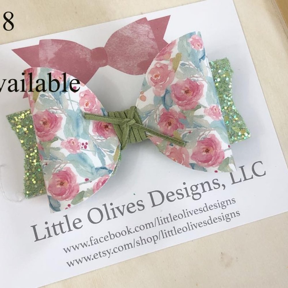 Girl Hair 4" Bow by Little Olives